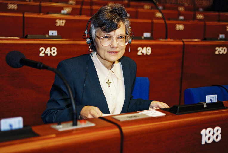 Nuotrauka 5: Portrait of MEP Veronica Mary HARDSTAFF in Strasbourg