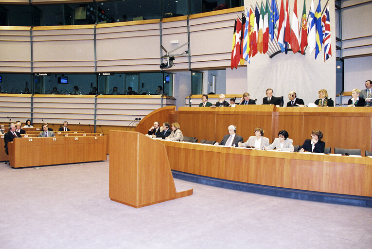 Nuotrauka 1: Plenary session at the European Parliament in Strasbourg