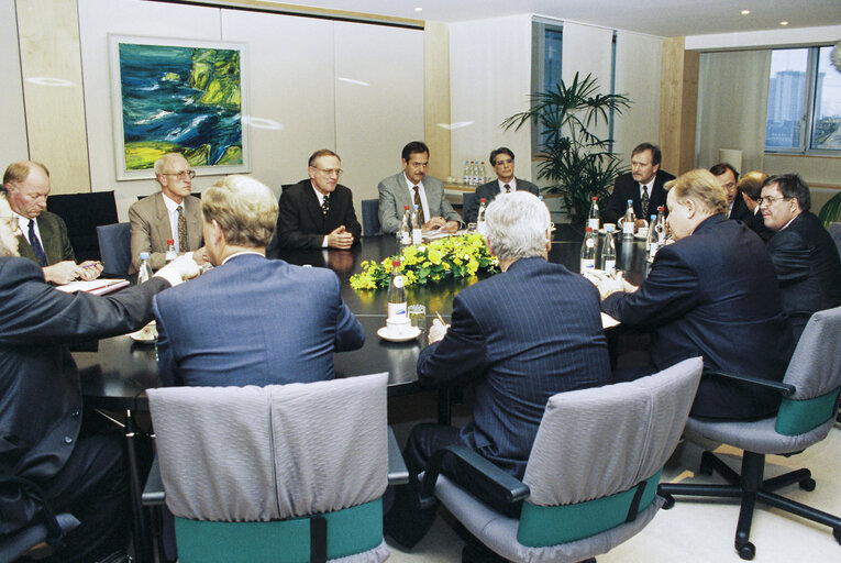 Foto 22: The President of Finland makes an official visit to the EP in Brussels