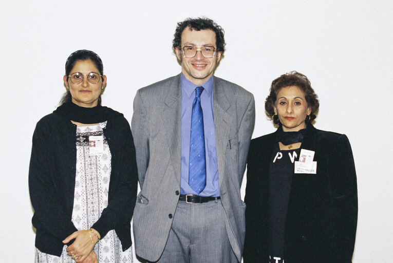 British MEPs with visitors from Kashmir