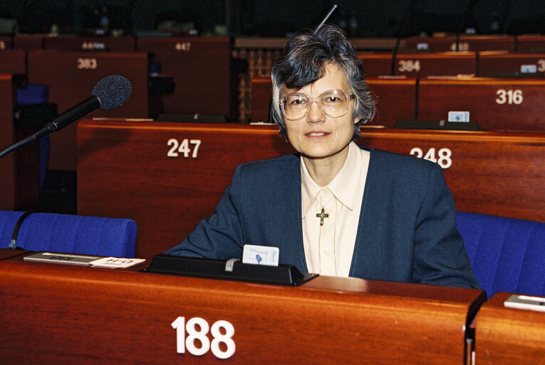 Nuotrauka 7: Portrait of MEP Veronica Mary HARDSTAFF in Strasbourg