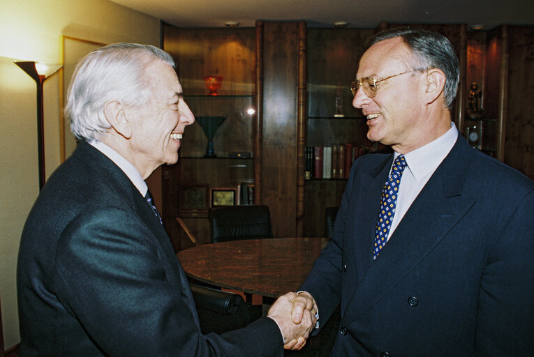 Fotografie 11: EP President receives a guest in Strasbourg