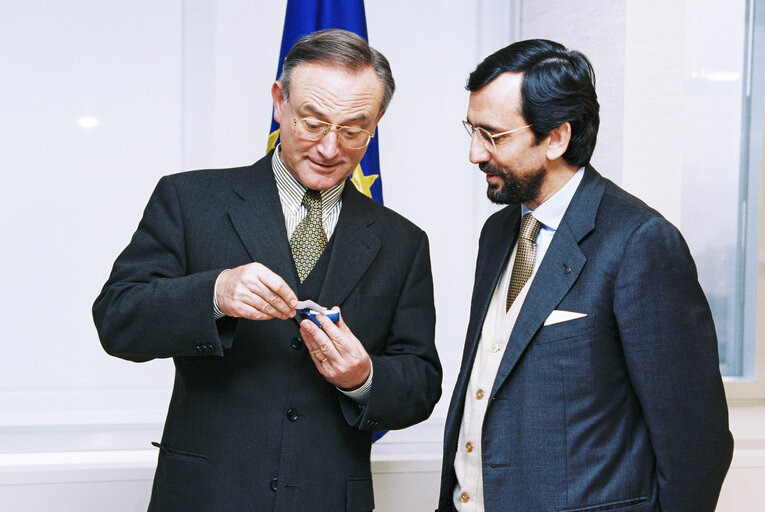 Billede 3: EP President meets with MEP Riccardo GAROSCI