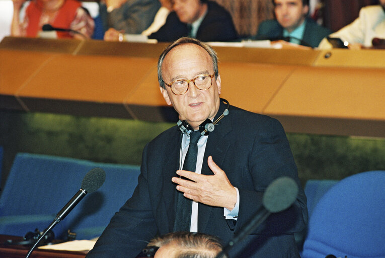 Billede 9: Plenary session in Strasbourg.Spanish Presidency of the EU