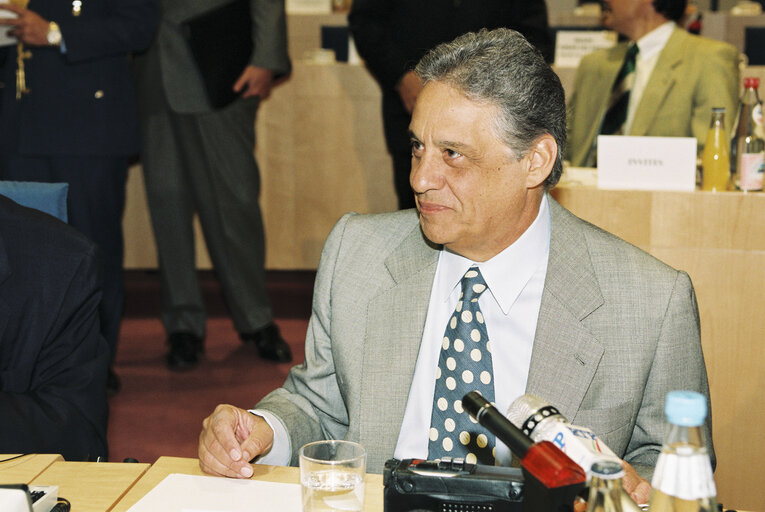 Photo 7 : Visit of Fernando Henrique CARDOSO, President of Brazil at the European Parliament in Brussels