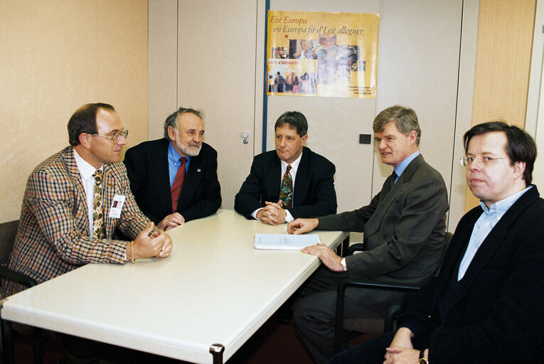 Foto 3: Meeting at the European Parliament in Strasbourg