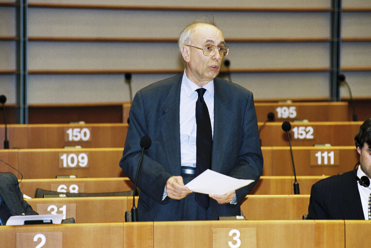 Plenary session in Brussels