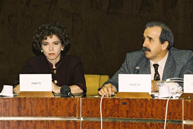 Photo 3: President of the Chamber of Deputies of  Italy visits the European Parliament