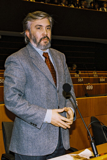 Fotografia 3: Portrait of MEP Fernando MONIZ at the European Parliament in Brussels