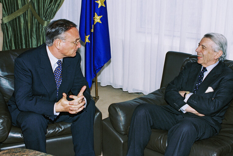 Foto 15: EP President receives a guest in Strasbourg