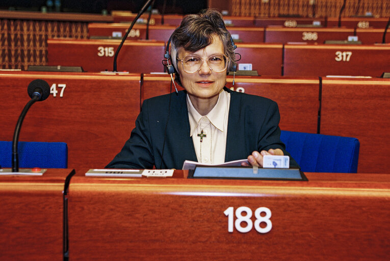 Nuotrauka 8: Portrait of MEP Veronica Mary HARDSTAFF in Strasbourg