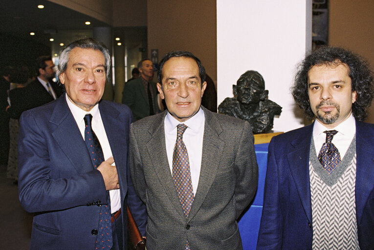 Fotografie 3: Launch of a sculpture at the European Parliament in Brussels