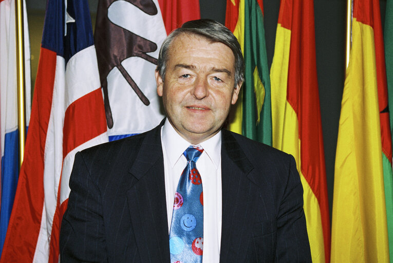 Portrait of MEP Allan MACARTNEY in Brussels