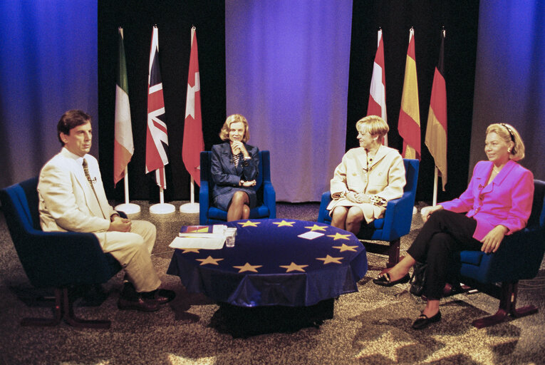 Interview at the European Parliament in Brussels