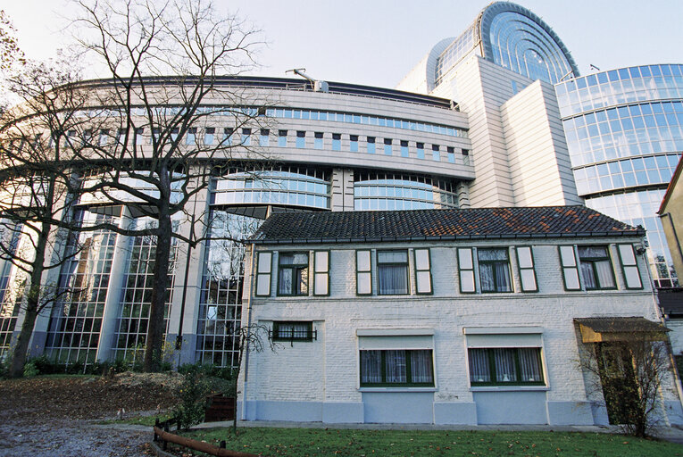 Outside view on the PHS building in Brussels