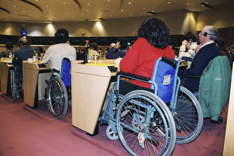 Fotografi 5: Meeting on the situation of disabled people