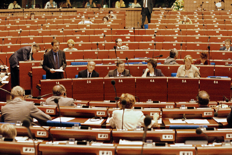 Plenary session in Strasbourg.Spanish Presidency of the EU