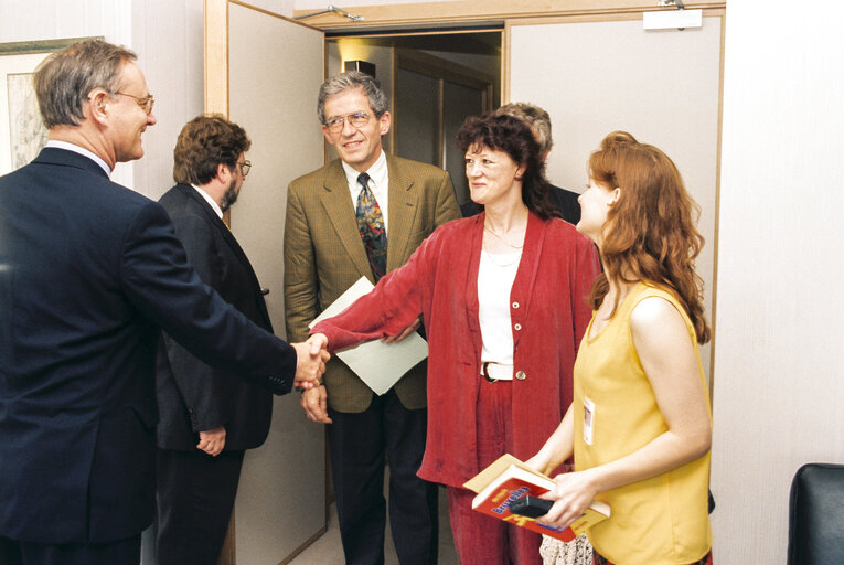 Fotografija 33: Klaus HANSCH EP President with guests