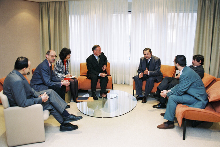 EP President with guests in Strasbourg