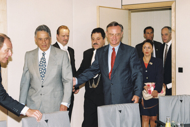 Photo 10 : Visit of Fernando Henrique CARDOSO, President of Brazil at the European Parliament in Brussels