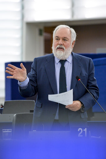 Photo 2: Plenary session week 47 2016 in Strasbourg  - Outcome of COP 22 in Marrakesh  Council and Commission statements