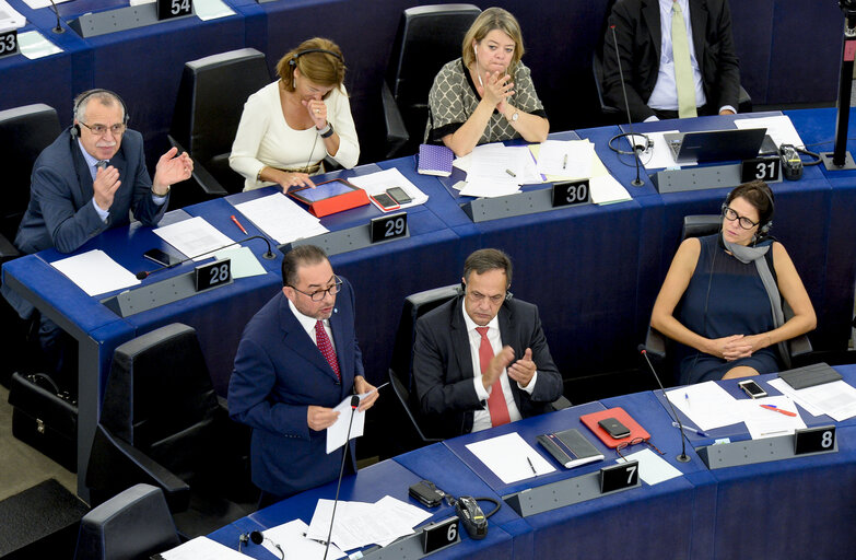 Fotografie 5: State of the Union 2016 - Statement by the President of the Commission - Plenary session week 37 at the EP in Strasbourg