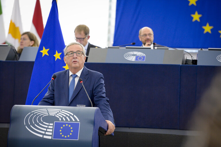 Foto 4: State of the Union 2016 - Statement by the President of the Commission - Plenary session week 37 at the EP in Strasbourg