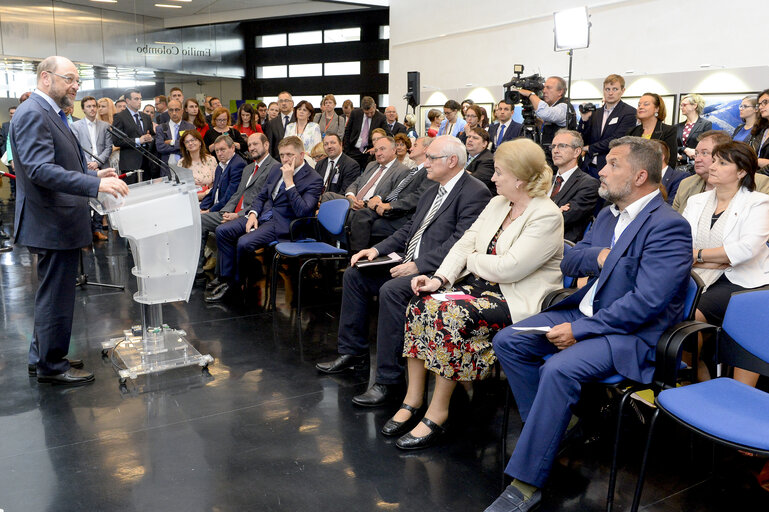 Fotografie 3: EP President attends the opening of a photo exhibition of the Slovak Presidency