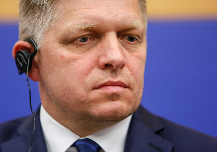 Fotografie 15: Official visit of Slovak Prime Minister to the European Parliament in Strasbourg.