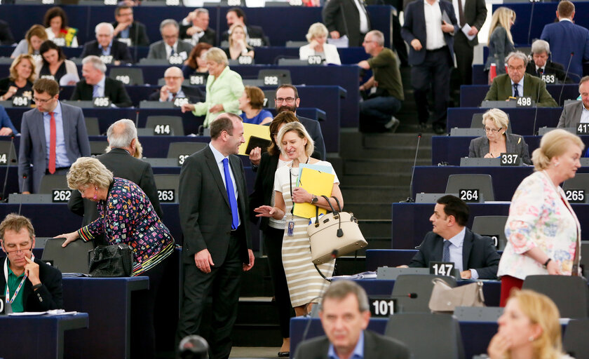 Photo 29: Plenary session in Strasbourg - Week 27  2016. Votes