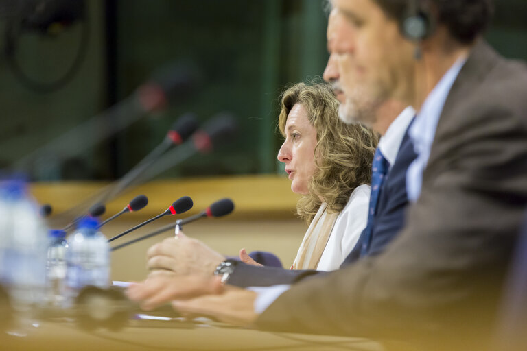 Zdjęcie 6: Press Conference on Access to medicines in the EU by Soledad CABEZON RUIZ (S&D, ES), rapporteur.