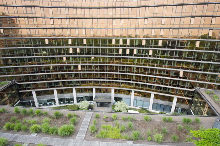 Fotografia 5: Aerial view from the SQM building around the Square de Meeus