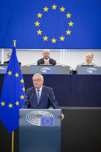 Fotografie 36: State of the Union 2016 - Statement by the President of the Commission - Plenary session week 37 at the EP in Strasbourg