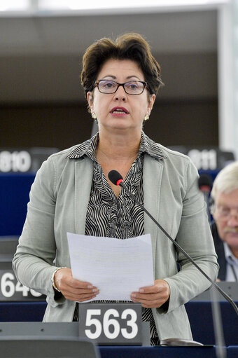 Photo 9: Plenary session week 37 2016 in Strasbourg - Debates on cases of breaches of human rights, democracy and the rule of law (Rule 135) - Philippines