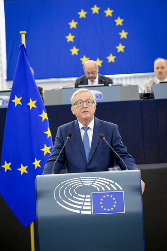 Foto 5: State of the Union 2016 - Statement by the President of the Commission - Plenary session week 37 at the EP in Strasbourg