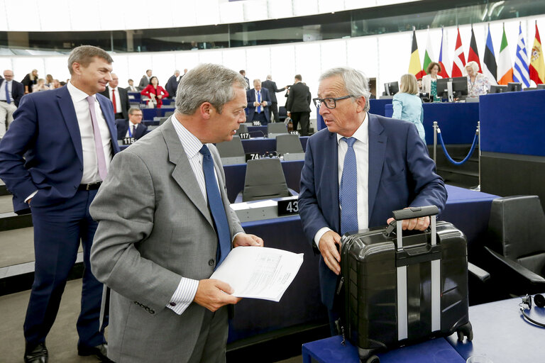 Photo 3 : Plenary session week 37 2016 in Strasbourg - State of the Union