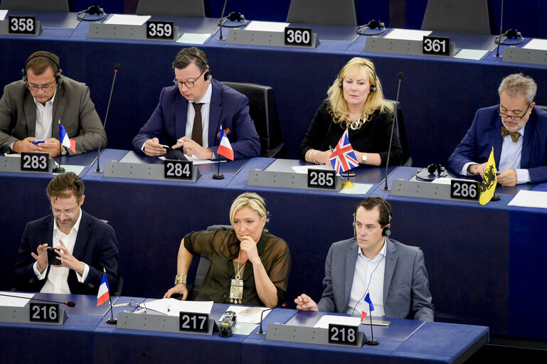 Fotografie 25: State of the Union 2016 - Statement by the President of the Commission - Plenary session week 37 at the EP in Strasbourg