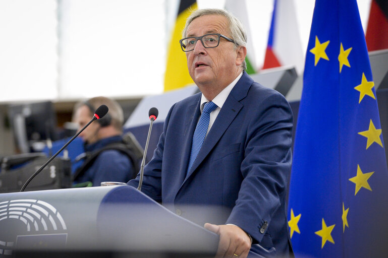 Fotografie 20: State of the Union 2016 - Statement by the President of the Commission - Plenary session week 37 at the EP in Strasbourg