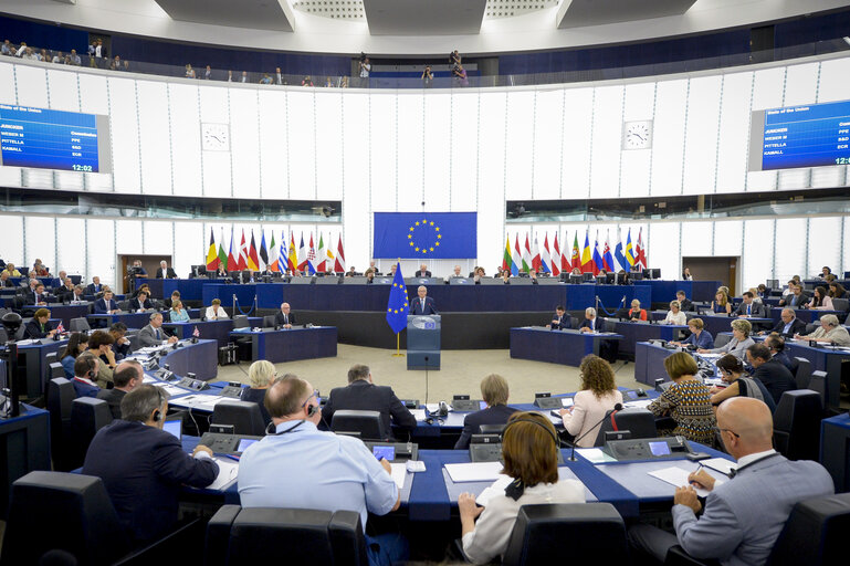 Foto 2: State of the Union 2016 - Statement by the President of the Commission - Plenary session week 37 at the EP in Strasbourg