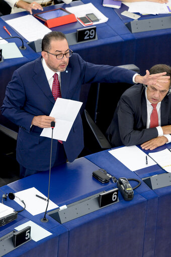 Fotografie 6: State of the Union 2016 - Statement by the President of the Commission - Plenary session week 37 at the EP in Strasbourg