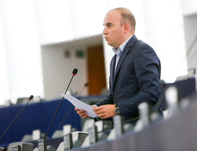 Foto 4: Plenary session week 37 2016 in Strasbourg - Explanation of votes