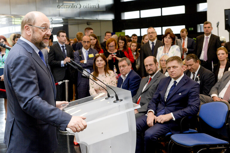 Fotografie 6: EP President attends the opening of a photo exhibition of the Slovak Presidency