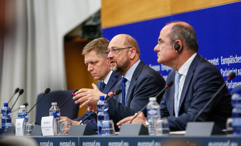 Fotografie 13: Official visit of Slovak Prime Minister to the European Parliament in Strasbourg.