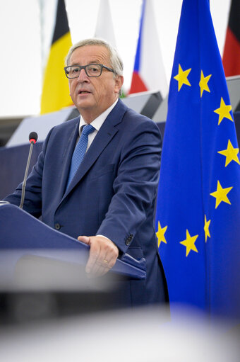 Fotografie 27: State of the Union 2016 - Statement by the President of the Commission - Plenary session week 37 at the EP in Strasbourg