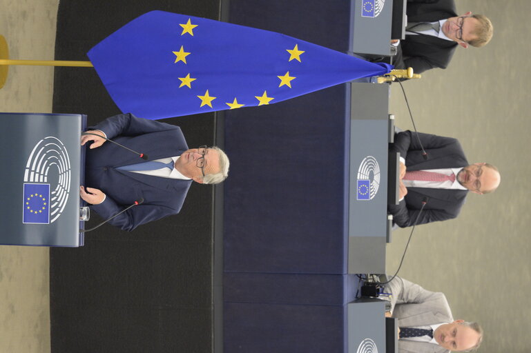 Fotografie 11: State of the Union 2016 - Statement by the President of the Commission - Plenary session week 37 at the EP in Strasbourg