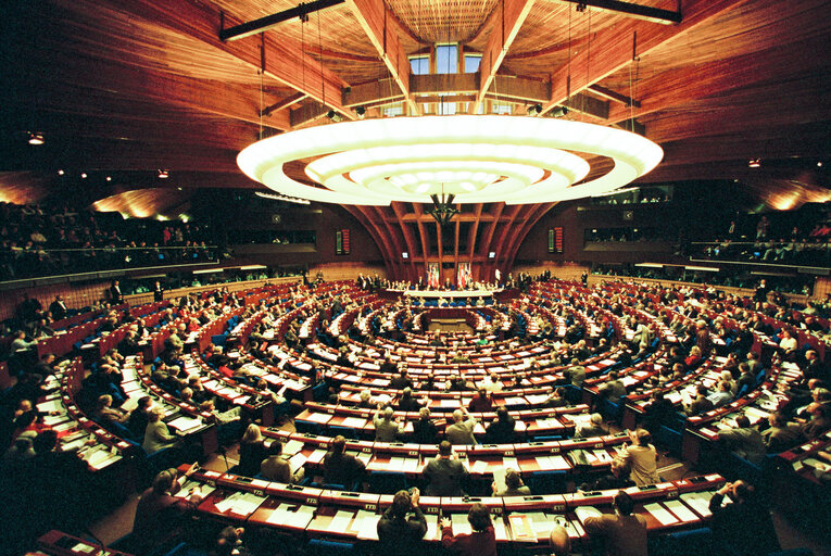 Fotografia 21: Arrival of the observers and MEPs for Sweden, Austria and FInland following the 1995 enlargement