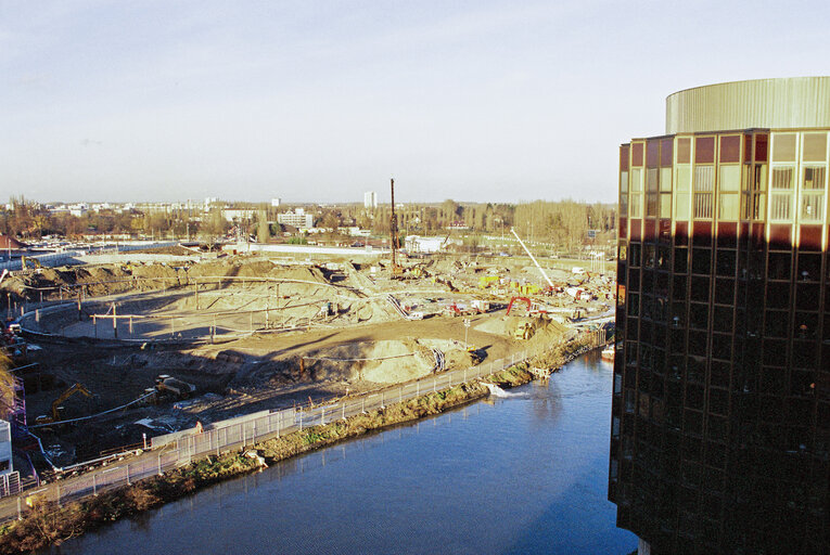 Fotografija 2: Construction site of the LOW building in Strasbourg