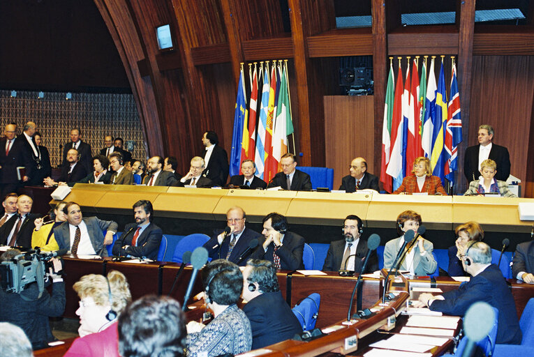 Foto 3: Plenary session in Strasbourg - Statement by the new President of the Commission