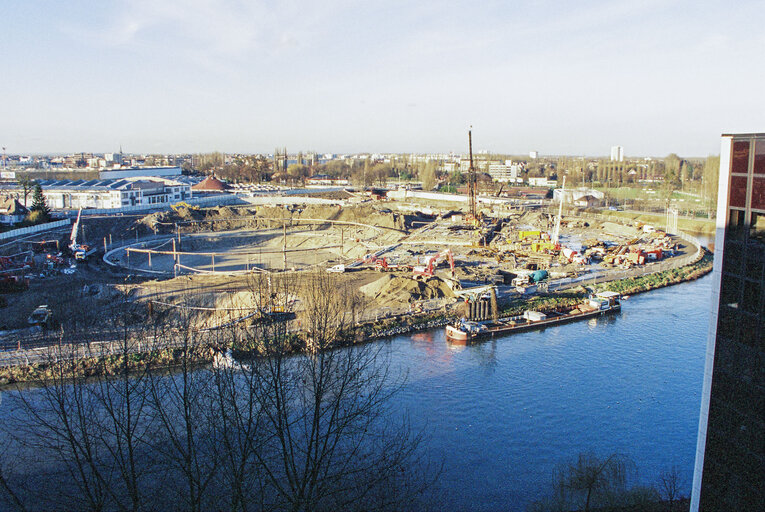 Fotografija 3: Construction site of the LOW building in Strasbourg