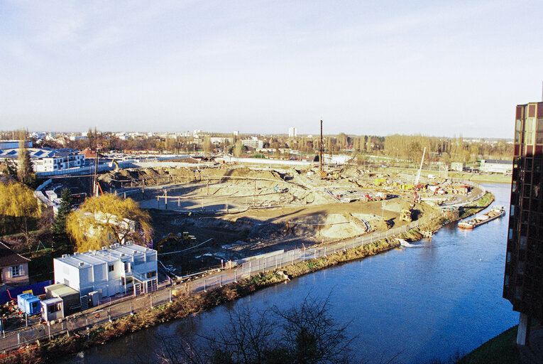 Fotografija 4: Construction site of the LOW building in Strasbourg